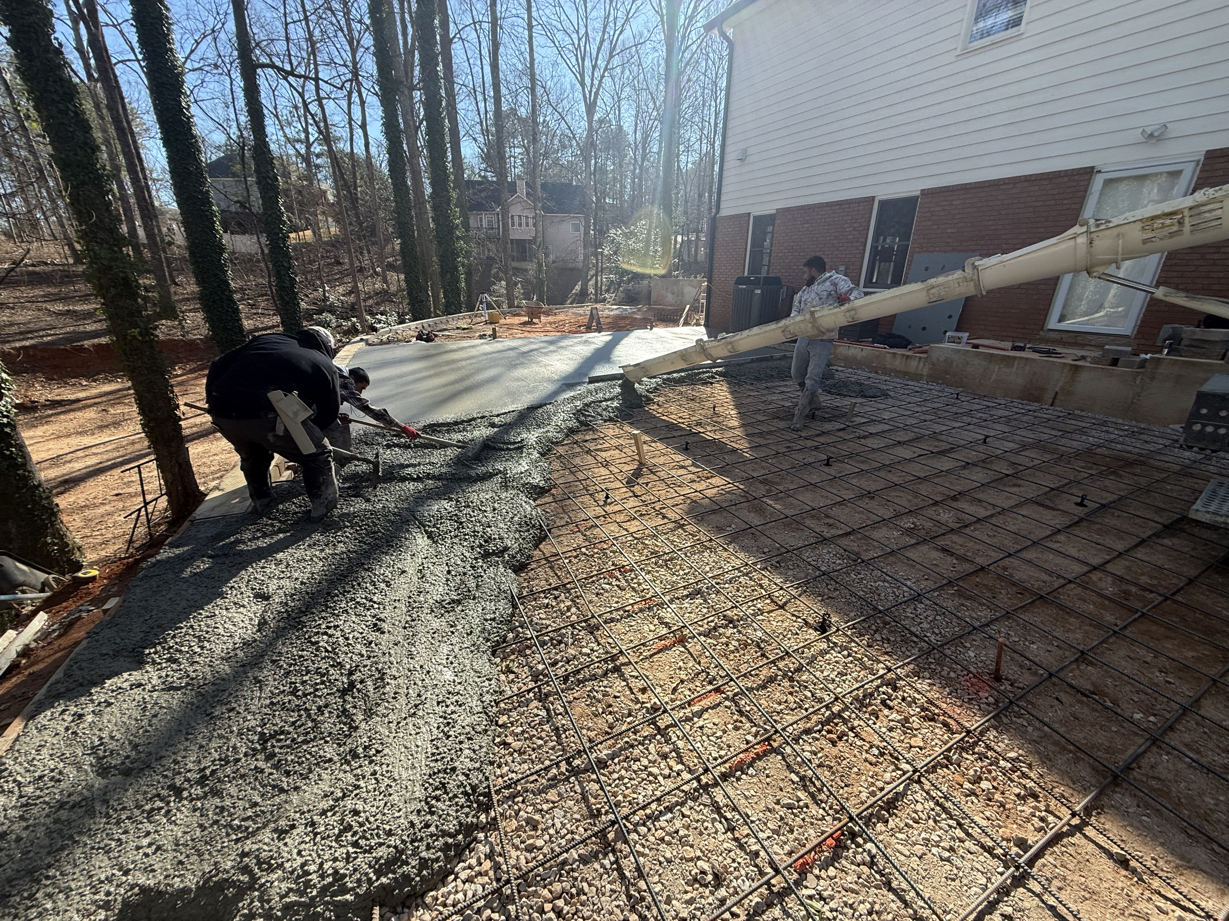 Backyard Concrete Patio